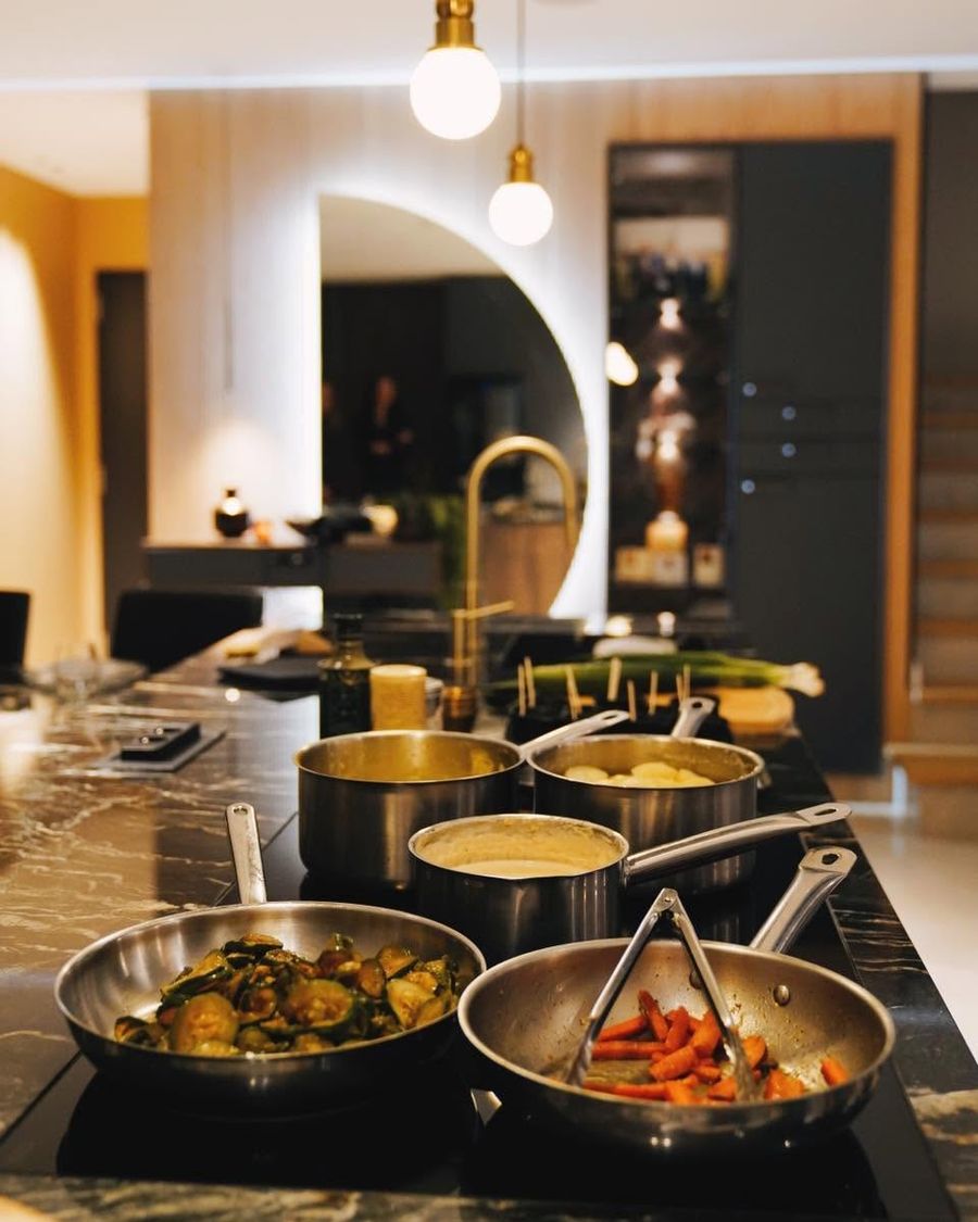 Cuisine ouverte à domicile