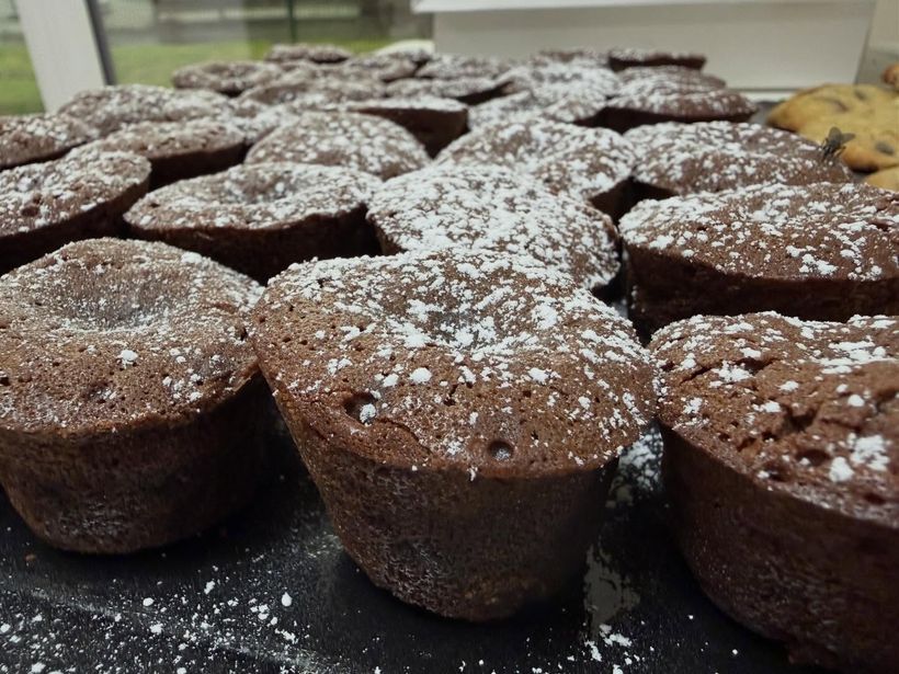 Fondants au chocolat coeur coulant