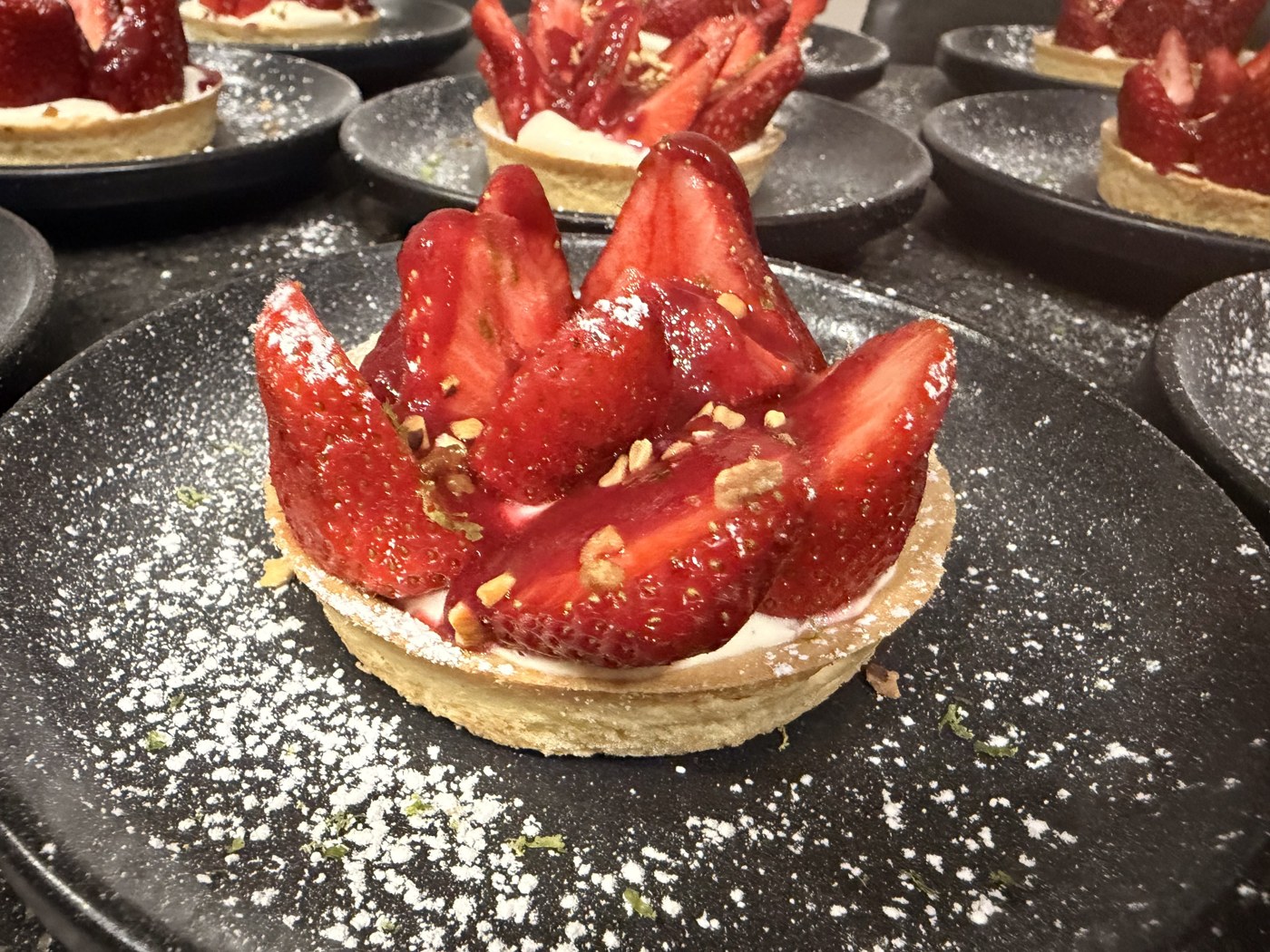Tartelette aux fraises fraîches